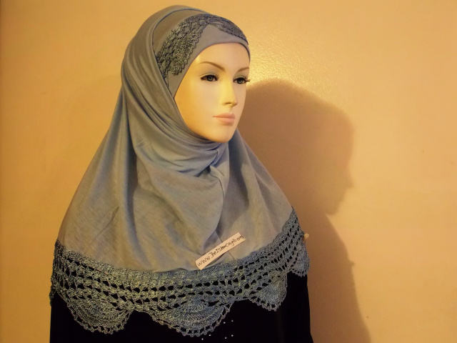 Nice Crochet 2 Piece Hijab 2